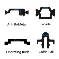 39mm Shape HK Hollow Chamber Polyamide Thermal Break Profiles