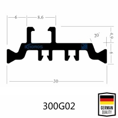 30mm High Precision Extruded Polyamide Thermal Break Strips