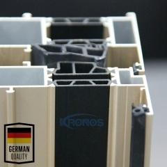 German Quality 55mm PA66 GF25 Hollow Chamber Thermal Break Polyamide Profiles