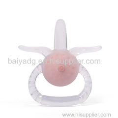 Food Grade Silicone Banana Shape Baby Teether