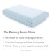 Traditional memory foam pillow contour molded memory foam pillow customize sizes