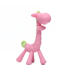 Non-toxic Silicone teething toys Baby Giraffe Teether