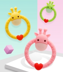 Animal shape Teether Silicone Baby toys