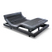 Massage adjustable bed with headtilt Lumbar support USB charging led lighting