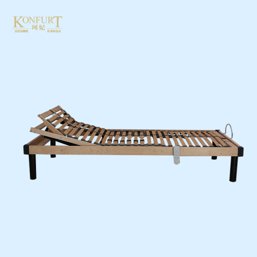 European style birch wood slat Adjustable Bed base bed frame