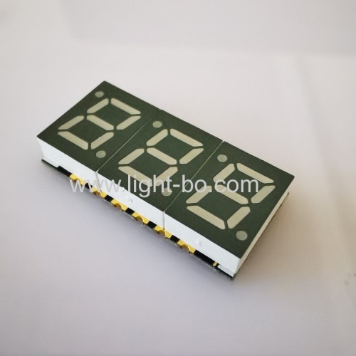 Ultra thin 0.28 Triple Digit SMD 7 Segment LED Display Common Anode for Temperature Indicator