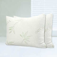 Bamboo pillow shredded memory foam pillow