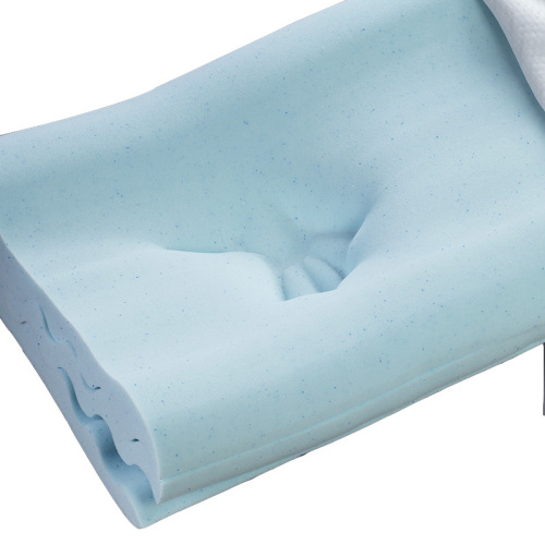 soft adjustable memory foam contour pillow with bamboo fabric cover