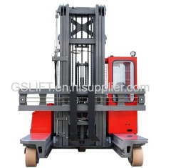 4 ways narrow aisle 3ton electric side loader forklift