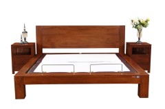 King size wooden frame adjustable beds