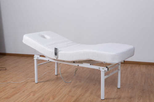 Konfurt adjustable bed beauty bed massage bed with latex or memory foam mattress