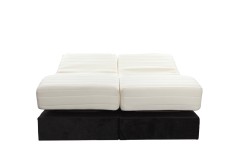 Factory direct loading KFT electric mattress memory foam combined with latex adjustable massage mattress