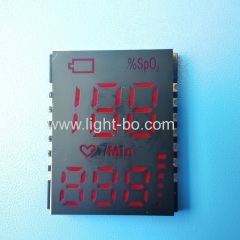 Ultra thin SMD 7 Segment LED Display common cathode for Pulse Oximeter