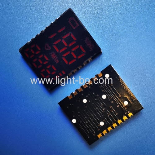 Ultra thin SMD 7 Segment LED Display common cathode for Pulse Oximeter