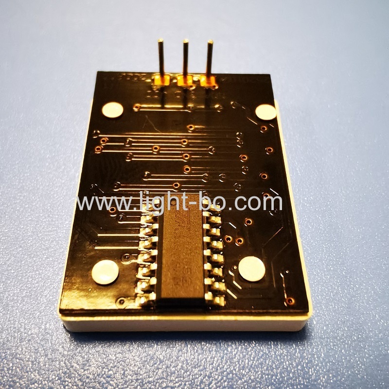 hot sales 3 pins ultra weiß / rot smd led display gemeinsame anode für stirnthermometer