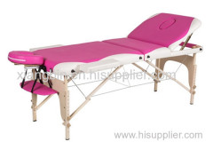 3 section wooden massage table table de massage massage bed