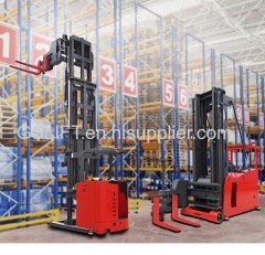 3m to 9m lift height very narrow aisle forklift only need 1.6m aisle width