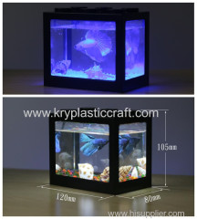 Hot sell new style home decorations small fish tank float glass fish tank aquarium