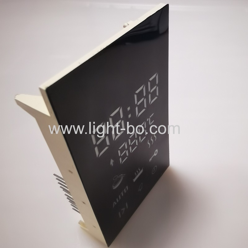 cátodo comum de display led personalizado amarelo ultra brilhante para controle de temporizador de forno