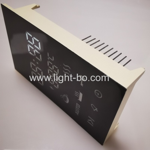 Ultra bright amber customized LED display common cathode for oven timer control