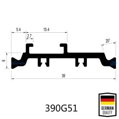 39mm Polyamide Thermal Barrier Strips for Aluminium Windows & Doors