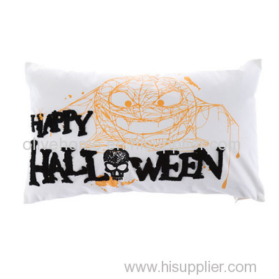 Halloween Embroidery Decor Cushion