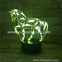 Creative Gift 3D Optical Visual Illusion Acrylic Night Light USB Table Lamp