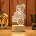 Creative Gift 3D Optical Visual Illusion Acrylic Night Light USB Table Lamp