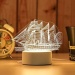 Creative Gift 3D Optical Visual Illusion Acrylic Night Light USB Table Lamp