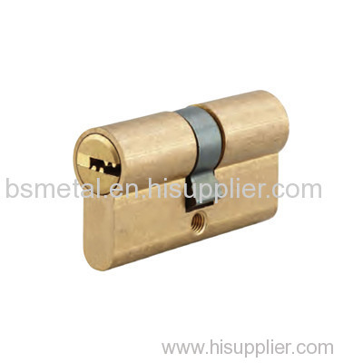 Euro Profile Solid Brass Cylinder with Steel Computer Key for Mortise Lock Hot Sale Computer Keys Cylinder