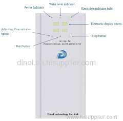 Fully-automatic acidic electrolyzed water disinfection generator disinfectant machine