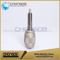 Collet Chuck MTA3-APU13 Morse taper shank drill chuck for CNC lathe & mill machine