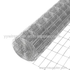 50X50mm galvanized welded wire mesh 30m