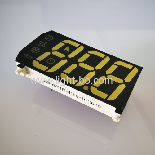 Custom design Ultra white / Red 3 Digit 7 Segment LED Display for refrigerator temperature control