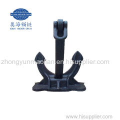 8700kg spek anchor marine anchor with CCS LR NK BV KR ABS Certificate