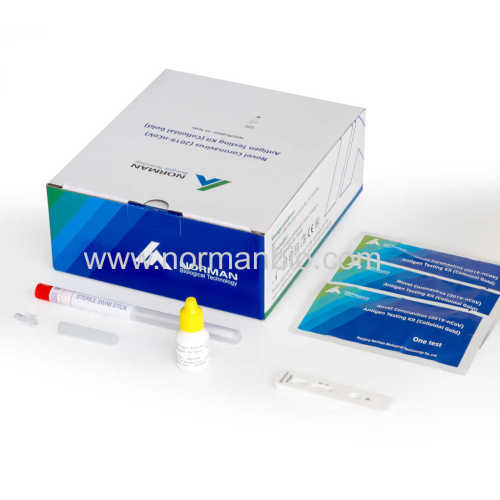 For Covid-19 diagnosis use lgG/lgM Antigen Rapid Testing Kit(Colloidal Gold)