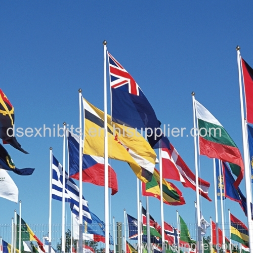 Knitted polyester & Spun polyester all size range of National flags