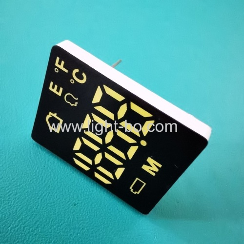 Ultra bright white Customized Ultra thin 7 Segment LED Display for Forehead Thermometer