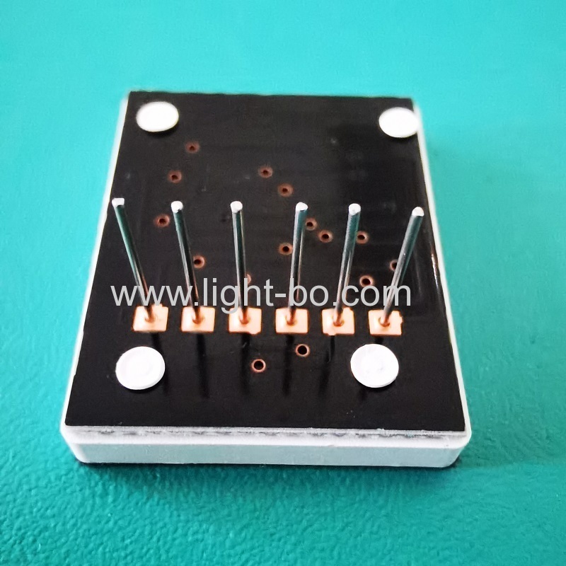 hot sales ultra white 6 pinos 7 segmentos módulo display led para termômetros de testa