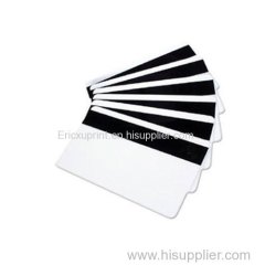 Credit Card Size PVC Magnetic Stripe Card With Embossed Numbering and Signature Panel