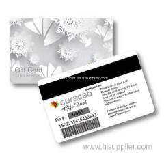 Free sample plastic magnetic stripe card pvc membership card