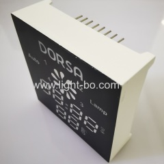 Low cost Customized Ultra blue 7 Segment LED Display Module for Kitchen Hood