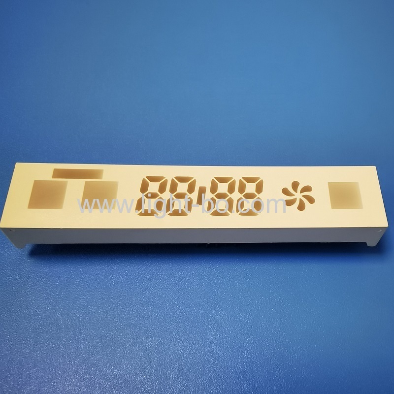 modulo display led 4 digit multicolore personalizzato per comando cappa cucina