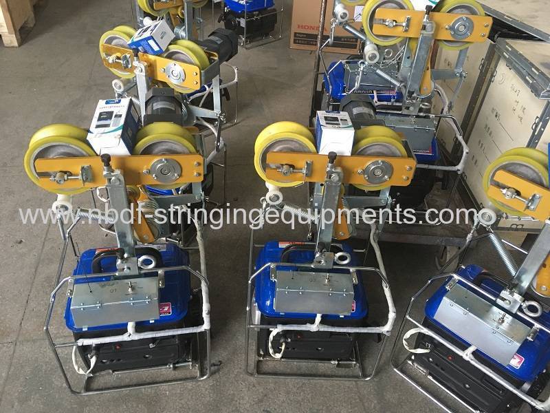OPGW Stringing Equipment Mobile traction machine exported