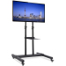 Competitive 600*400 Moveable TV Cart Stand with Wheels Standing