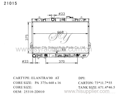 OEM Car Radiator For Hyundai Elantra′00 AT Auto Parts