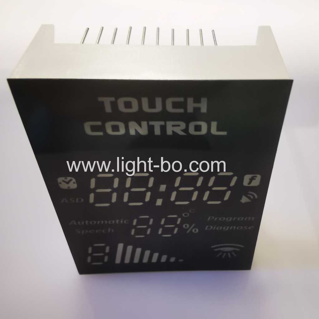 Customized Multicolour 7 Segment LED Display Module for Kitchen Hood Control