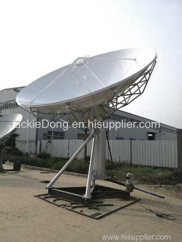 4.5m fixed station c/ku band satellite antenna