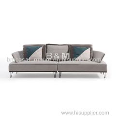 Armrest Fabric Sofa eco-friendly fabric Sofa Modern minimalist Fabric Sofa OEM Modern Fabric Sofa manufacturer