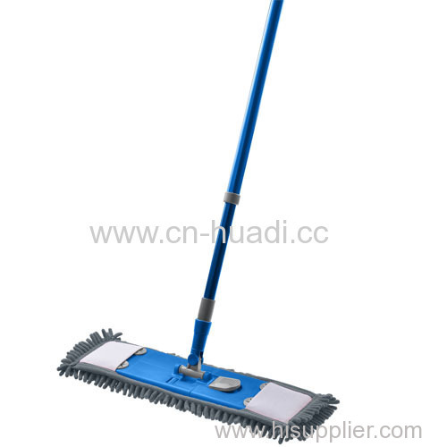 Microfiber chenille flat mop telescopic